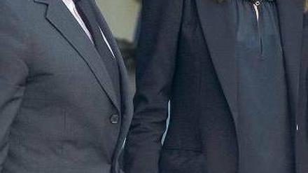 Schwer zu beurteilen. Eine Aufnahme von Carla Bruni vom vergangenen Freitag. Foto: dpa
