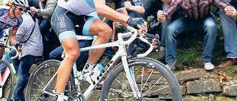 Er kommt. Fabian Cancellara wird am Sonntag am Berliner Pro-Race-Rennen teilnehmen. Foto: Reuters
