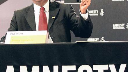 Salil Shetty ist der neue Generalsekretär von Amnesty International – er ist seit Juli 2010 im Amt.