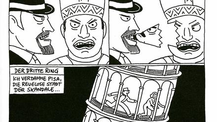 Die grausame Ugolino-Episode wirkt bei Chwast wie Klamauk. 