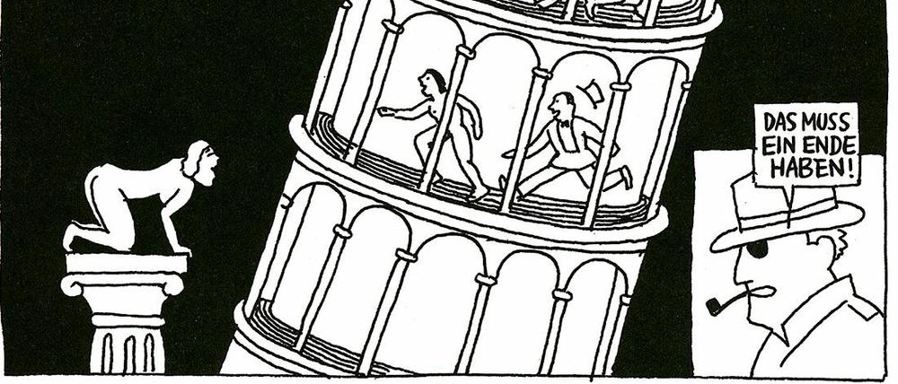 Die grausame Ugolino-Episode wirkt bei Chwast wie Klamauk. 
