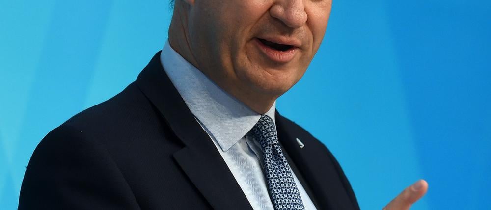 Bayerns Ministerpräsident Söder wirft dem Berliner Senat eine lasche Corona-Politik vor.