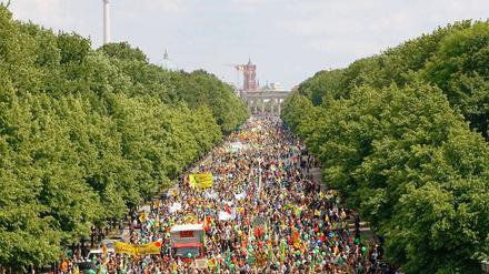 Rund 160.000 Menschen demonstrierten am 26.05.11 bundesweit für die schnelle und endgültige Abschaltung aller deutschen Atommeiler.