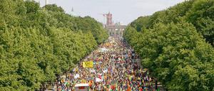 Rund 160.000 Menschen demonstrierten am 26.05.11 bundesweit für die schnelle und endgültige Abschaltung aller deutschen Atommeiler.