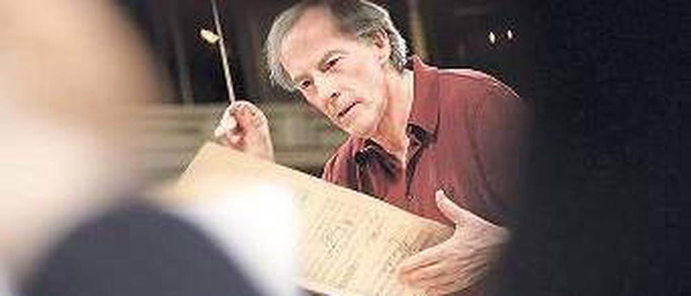 Vernunft hat ihre Zeit. Lothar Zagrosek bei der Probe. 