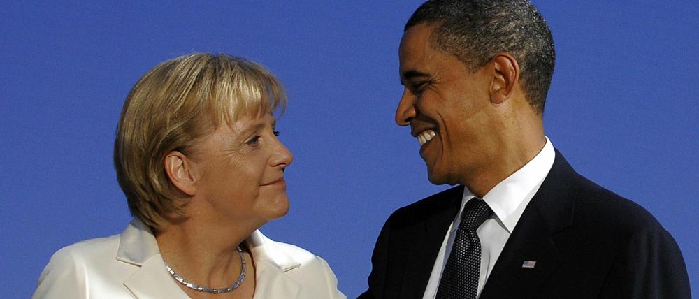 Bundeskanzlerin Angela Merkel und US-Präsident Barack Obama.