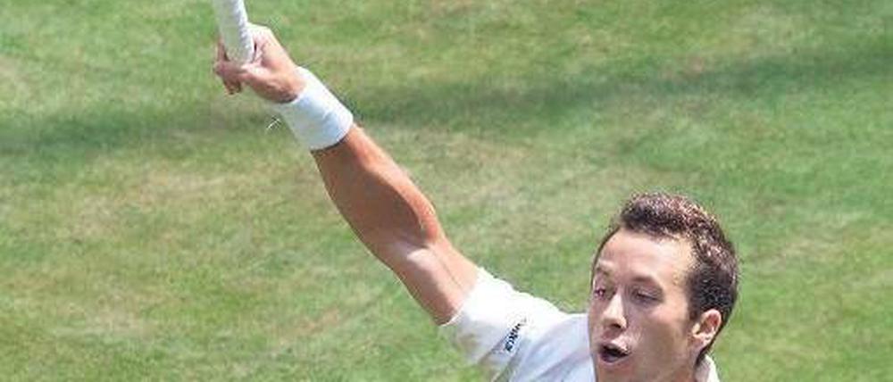 Überzeugende Leistung. Philipp Kohlschreiber hat wieder Selbstvertrauen. 