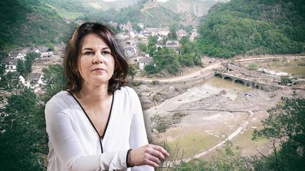 Für Annalena Baerbock wird die Flut zur Gratwanderung