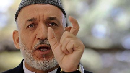 Afghanistans Präsident Hamid Karsai.
