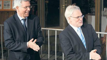 Chefwechsel. Thomas Bellut (links) folgt Markus Schächter nach.