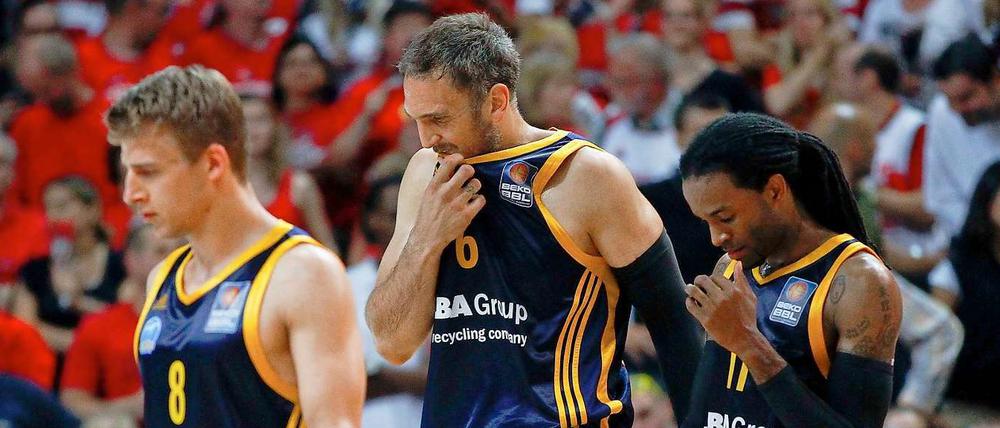 Leiser Abgang. Nur knapp scheiterten die Basketballer von Alba Berlin.