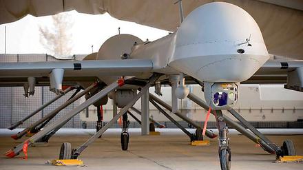 Unbemannt: US-Drohnen stehen in Afghanistan zum Einsatz bereit.
