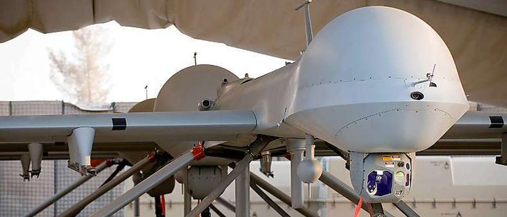 Unbemannt: US-Drohnen stehen in Afghanistan zum Einsatz bereit.