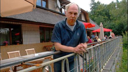 Besuch im Waldhaus. Hegemann hat einiges vor mit seinem Objekt, das sich an der Onkel-Tom-Straße 200 in Zehlendorf befindet.