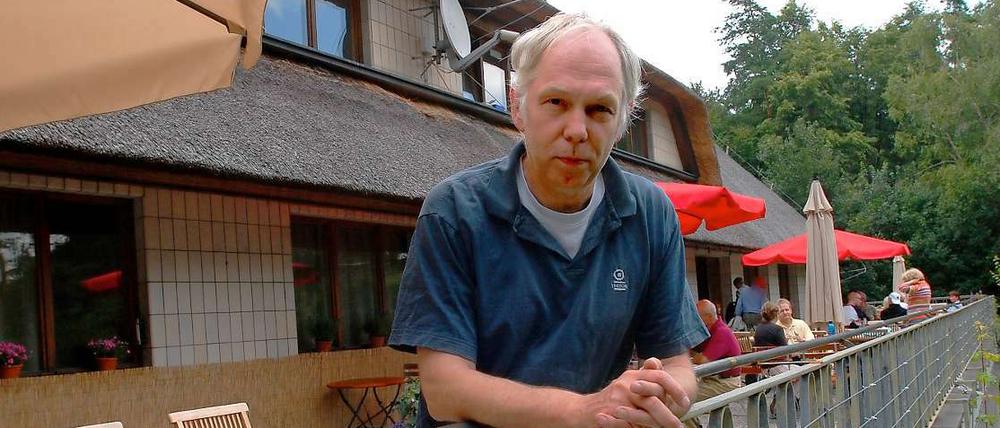 Besuch im Waldhaus. Hegemann hat einiges vor mit seinem Objekt, das sich an der Onkel-Tom-Straße 200 in Zehlendorf befindet.