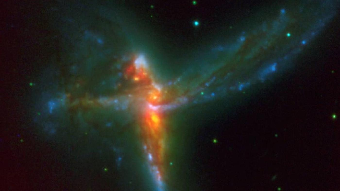 Astronomie Kosmische Kollision schafft