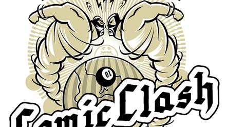Kaiser, König, Battle-Man! Das Logo des Comic-Wettbewerbs.