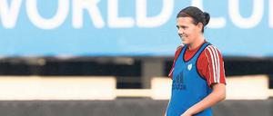 Kanadas erste Frau am Ball. Christine Sinclair schießt im Nationalteam Tor um Tor. In 159 Spielen hat sie 116 Tore erzielt.