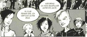 Straßenkids. Eine Seite aus "Asphalt Tribe".