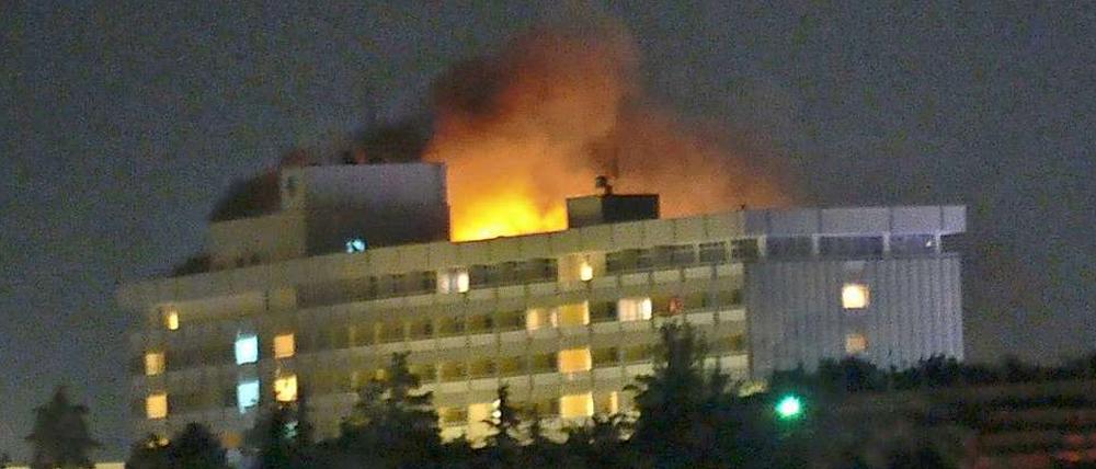 Attentäter attackierten Luxushotel in Kabul.