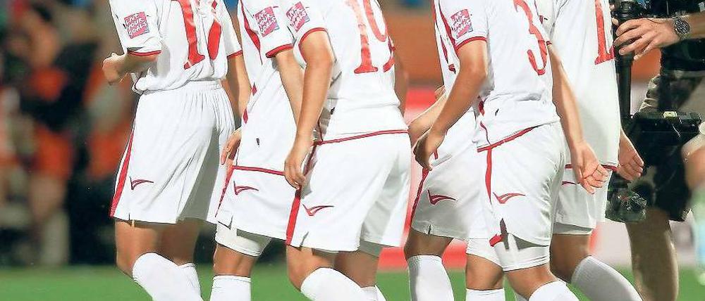 Bitterer Abgang. Nordkoreas Team