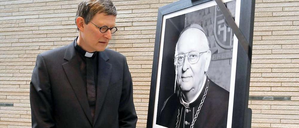 Antrittsbesuch. Freundlich, nett, aber manchmal ein bisschen gequält präsentierte sich Rainer Maria Woelki am Dienstag in Berlin.