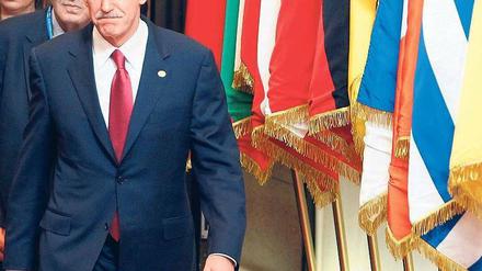 Vor der Abstimmung. Der griechische Premier Papandreou muss kommende Woche neue Sparbeschlüsse durchsetzen. 