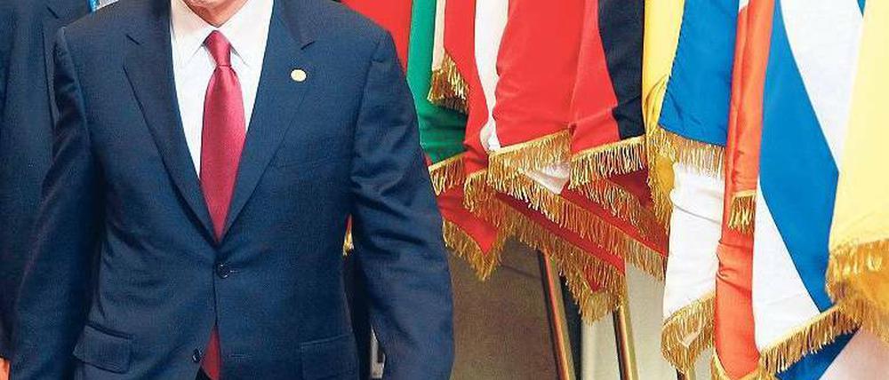 Vor der Abstimmung. Der griechische Premier Papandreou muss kommende Woche neue Sparbeschlüsse durchsetzen. 