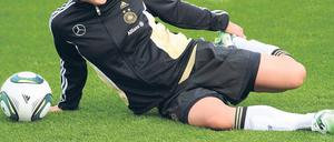 Inka Grings, 32, hat in 92 Länderspielen 62 Tore erzielt und ist die drittbeste Torschützin in der Geschichte des Nationalteams. Foto: dapd