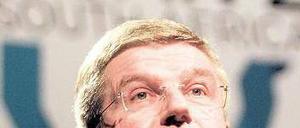 Ring-Kämpfer. Thomas Bach, hier in Durban, will IOC-Präsident werden. Foto: Reuters