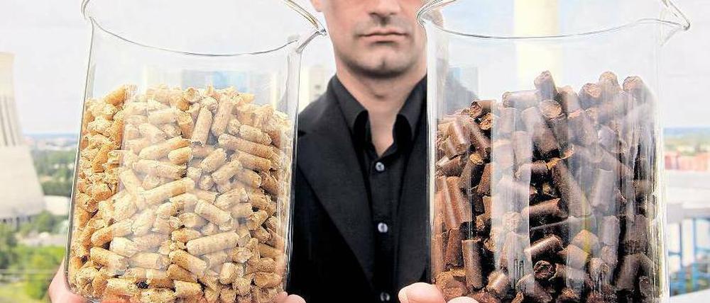 Bewährungsprobe. Vattenfalls Biomasse-Experte Stefan Dusan will mit dunklen Holzpellets das Energiegeschäft revolutionieren.
