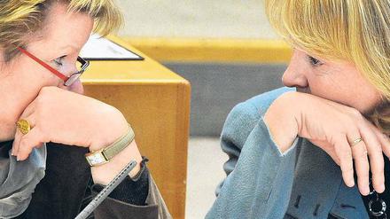 Rot-Grün. Ministerpräsidentin Kraft (rechts) und Schulministerin Löhrmann.