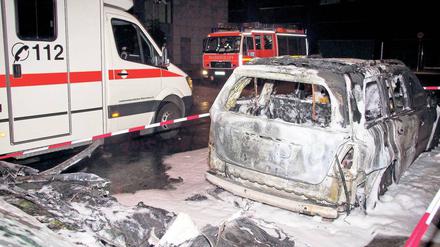 Nächtlicher Einsatz. Die Feuerwehr löschte in der Nacht zum Freitag.
