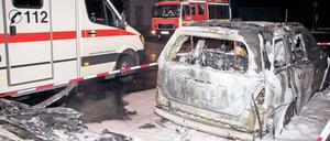 Nächtlicher Einsatz. Die Feuerwehr löschte in der Nacht zum Freitag.