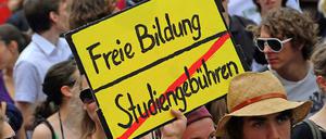 Was tun mit Gebühren? CSU und FDP in Bayern sind uneins.