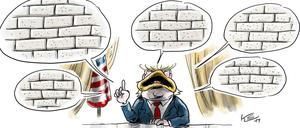 Alle Themen von Donald Trump im Januar 2019.