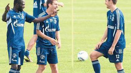 Freude am Training. Die war den Spielern unter Magath vergangen. Foto: dapd