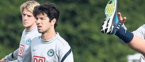 Warten auf den Pfiff. Die Hertha-Profis müssen im Trainingslager in Oberstaufen vor allem an den konditionellen Grundlagen arbeiten. 