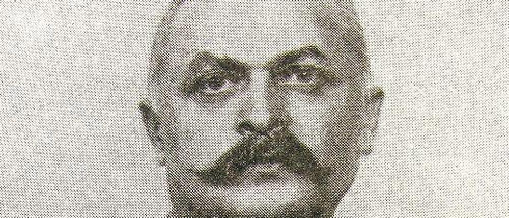 Der Mordbrenner. Ernst August Wagner auf einer Zeichnung von 1913.