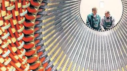In die Röhre geschaut. Nicht nur die Siemens-Mitarbeiter des Generatorenwerkes in Erfurt hätten sich positive Reaktionen der