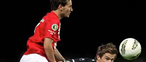 Ein Spiel Kopf an Kopf.