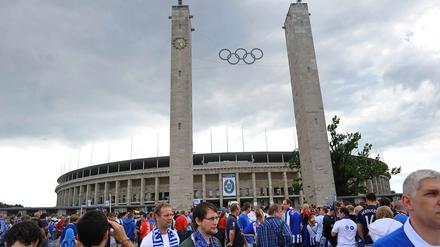 Der Weg ins Olympiastadion wird zum Hertha-Spiel regelmäßig zum Abenteuer.