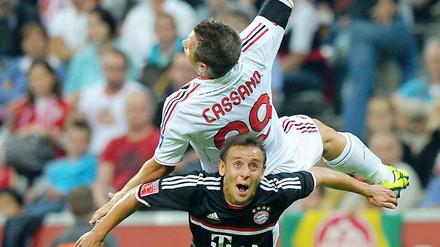 Rafinha nimmt durchaus mal andere Profis auf den Arm.