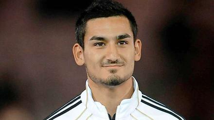 Ilkay Gündogan bei einem Spiel der Nachwuchs-Nationalelf.