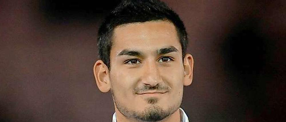 Ilkay Gündogan bei einem Spiel der Nachwuchs-Nationalelf.