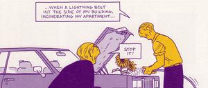 Das andere Ich. Immer wieder begegnet Asterios in Gedanken seinem toten Zwillingsbruder.