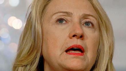 Harte Worte aus dem Weißen Haus. Hillary Clinton will Sanktionen gegen Syrien verschärfen. 