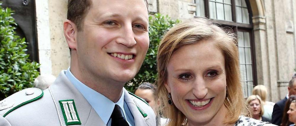 August Georg Friedrich Prinz von Preußen und seine Verlobte SophiePrinzessin von Isenburg.