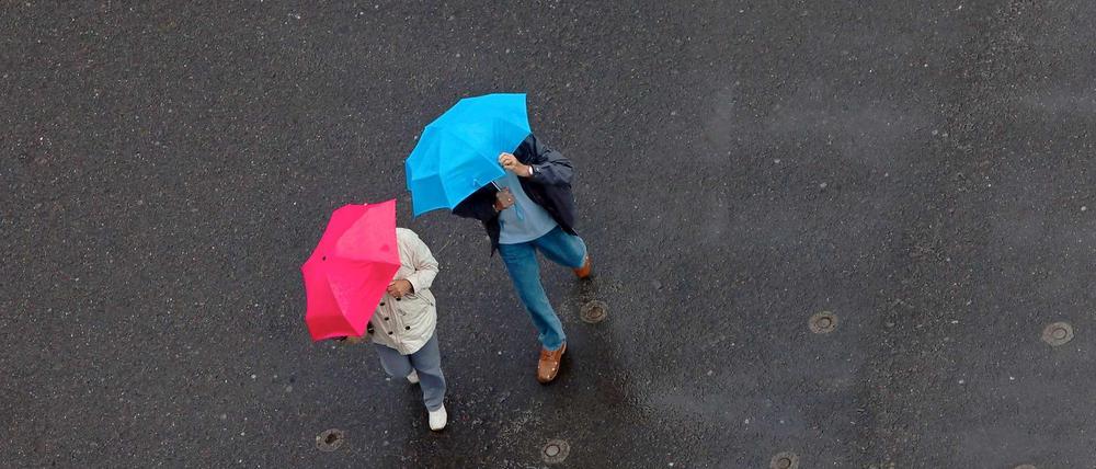 Berlin im Regen. Es gibt kein schlechtes Wetter, nur schlechte Laune!