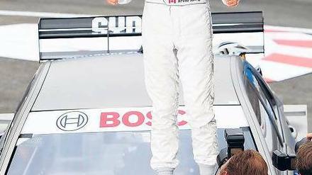 Aufwärts geht’s. Durch den zweiten Platz auf dem Nürburgring baute Spengler seine Gesamtführung aus. Foto: dpa